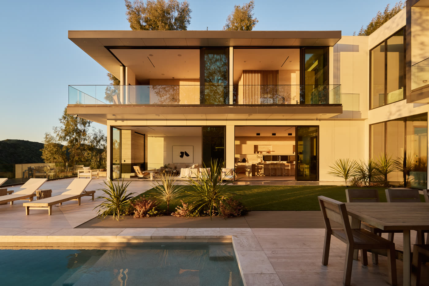 1149 Linda Flora Drive at twilight